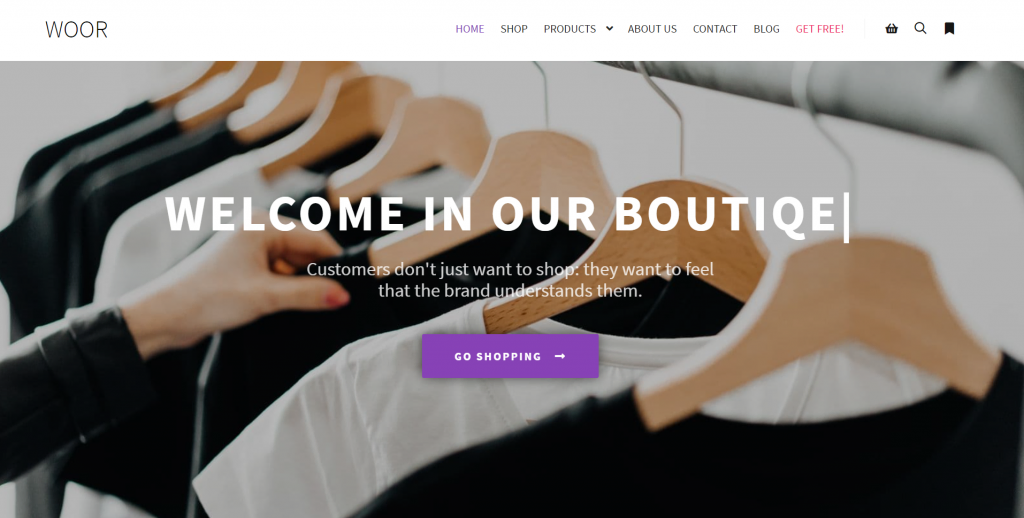 Thème WordPress gratuit d'e-commerce Rife
