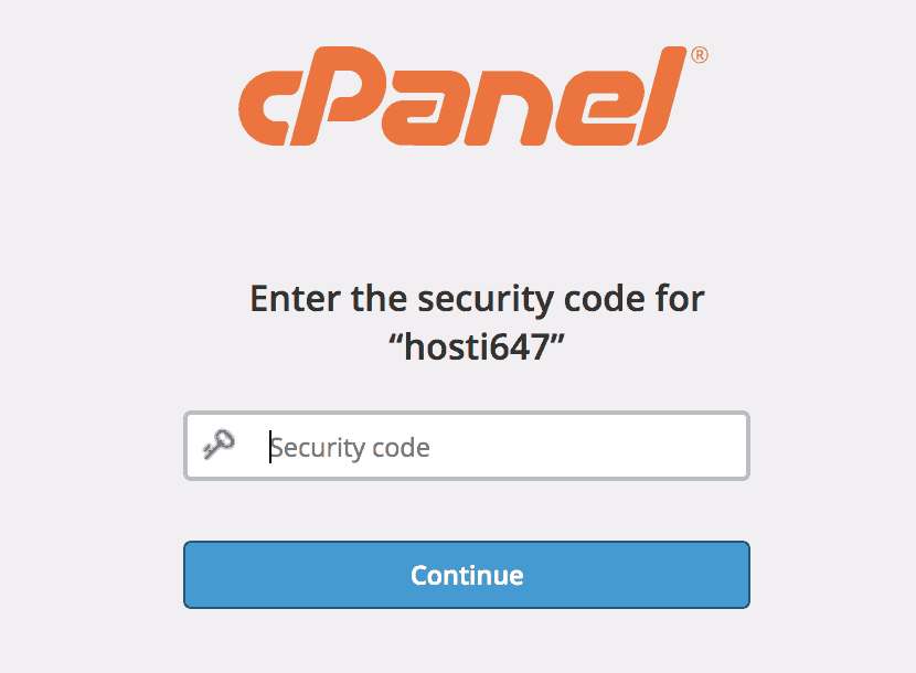 Enter the security code from Authy app