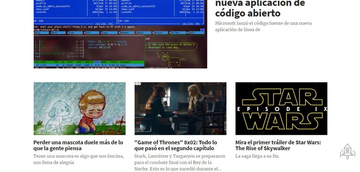 Example of ghost theme Mapache