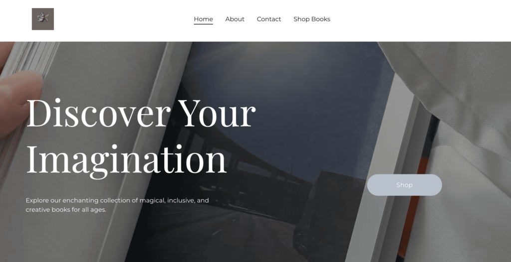 Homepage of Caffeinated Muse Press