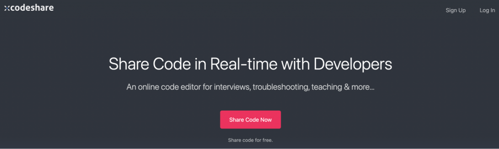 Codeshare.io code editor