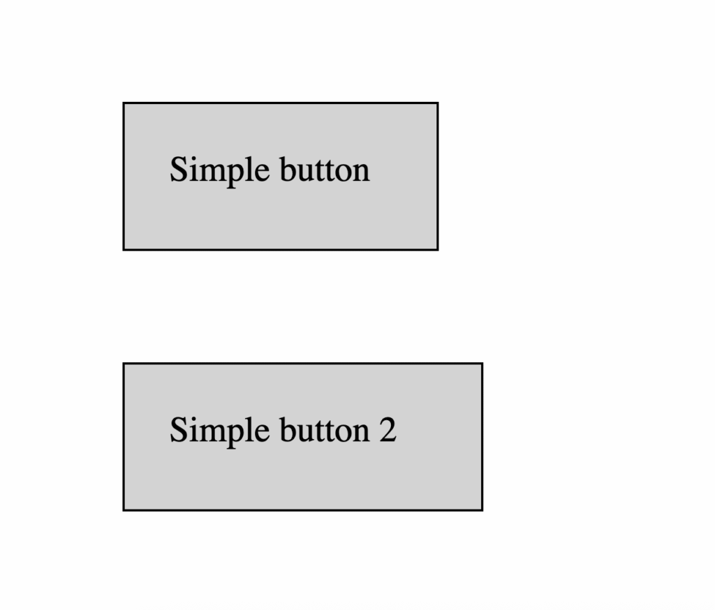 HTML elements with 50px margins