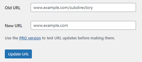 Changing URL on WordPress