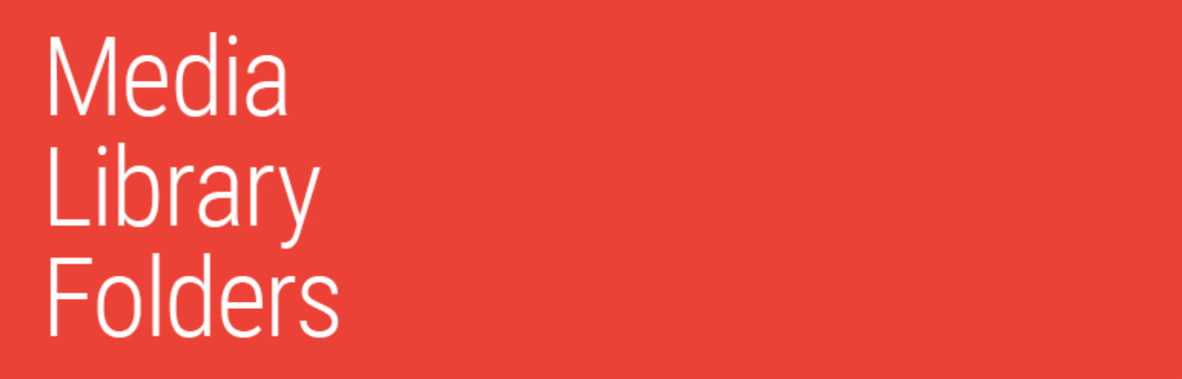 Media Library Folder plugin logo
