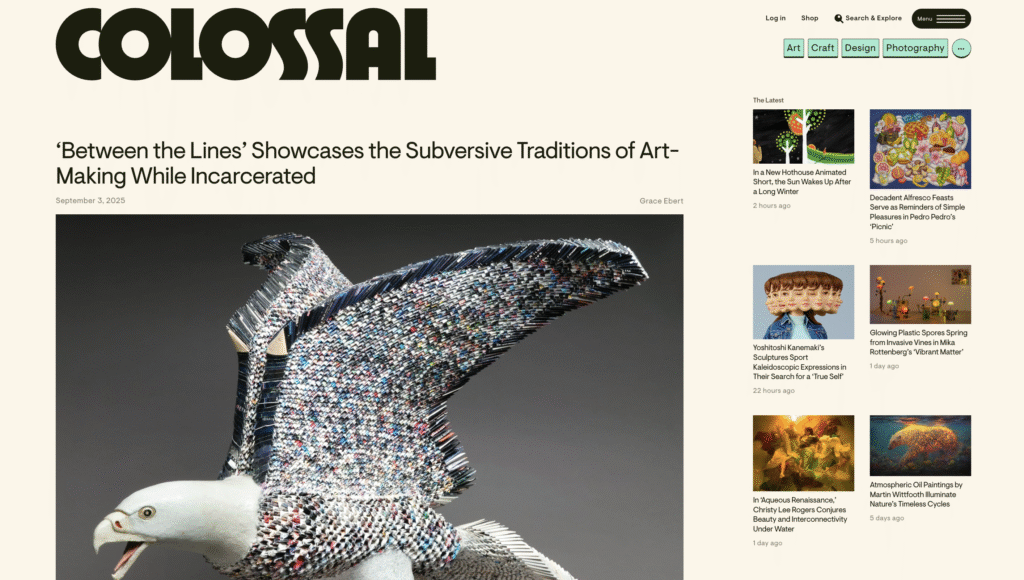 The Colossal blog homepage
