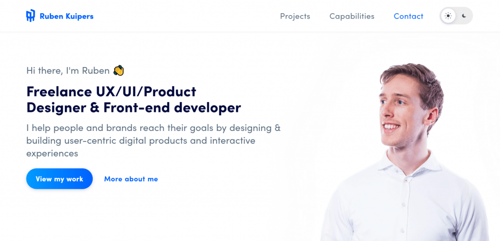 Ruben Kuipers's portfolio website