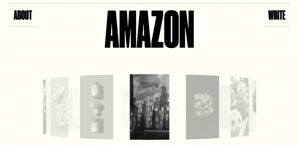 3D portfolio navigation on Filippo Bello's website