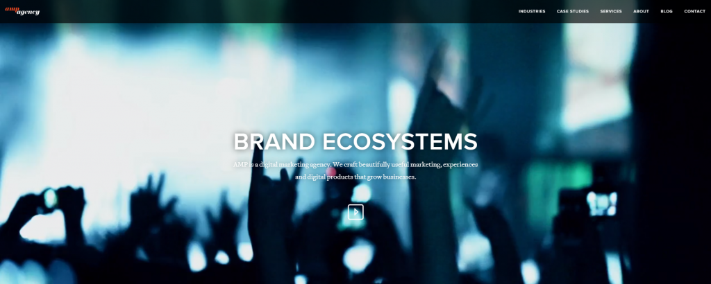 AMP Agency's website