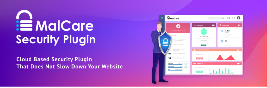 MalCare WordPress security plugin web banner