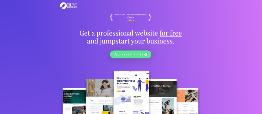 The Free Website Guys' website