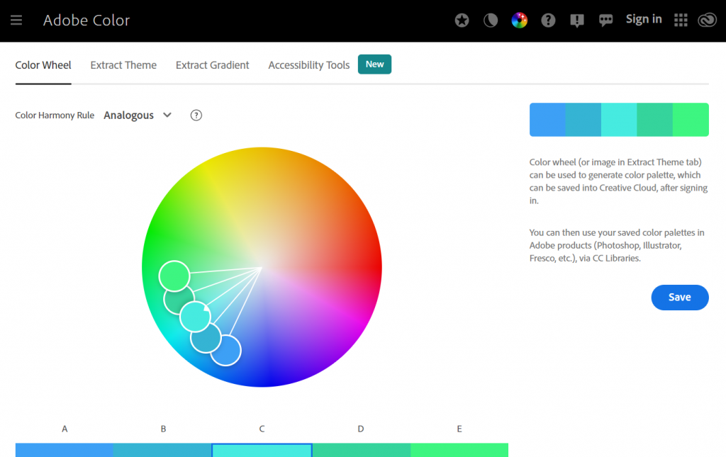Adobe Color Wheel