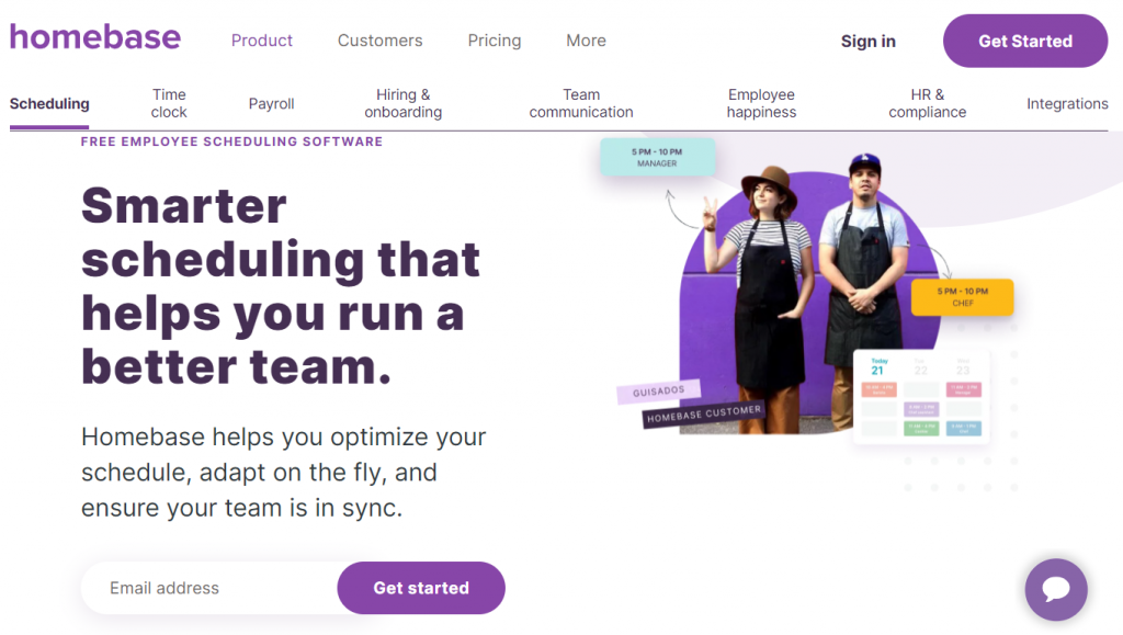 Homebase official page