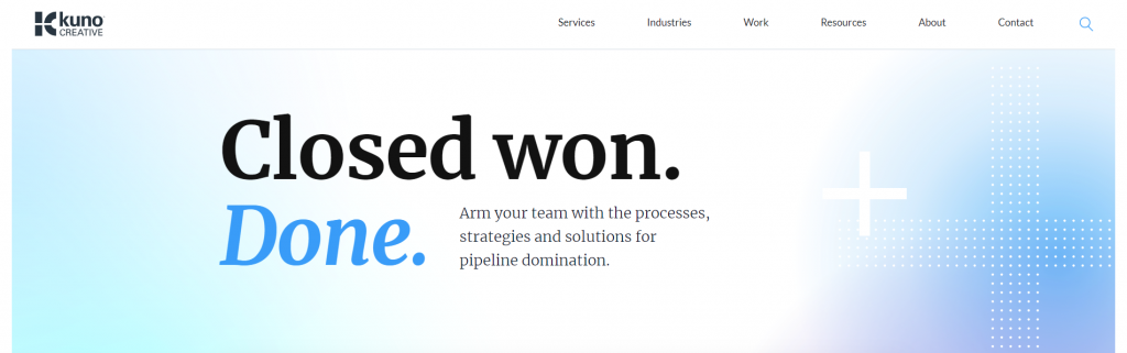 Kuno Creative's website