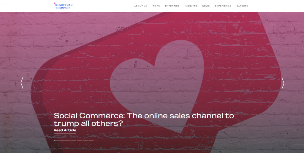 Wunderman Thompson's website