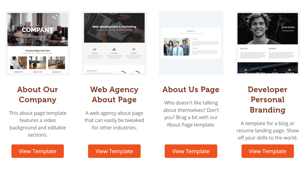 Beaver Builder content page templates
