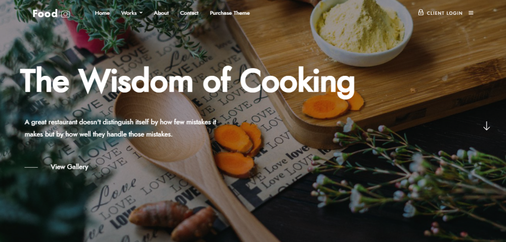 Thème WordPress Framed pour photographe