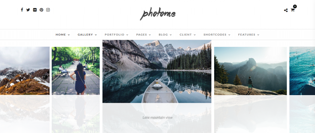 PhotoMe thème WordPress pour photographe