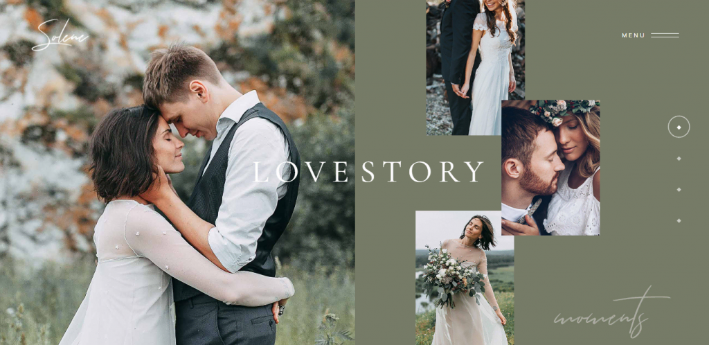 Thème WordPress Solene pour photographe