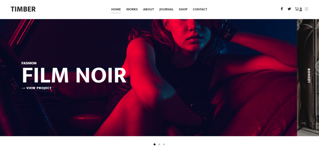 Thème WordPress Timber pour photographe