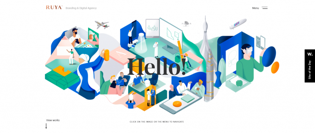 Ruya website homepage