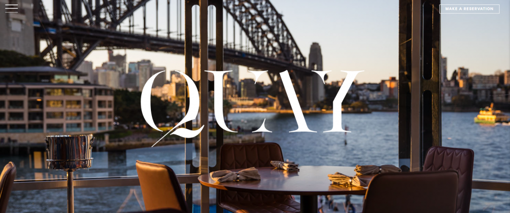 Quay website homepage