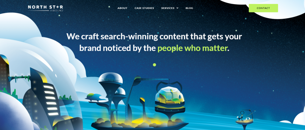 Northstar Inbound website homepage