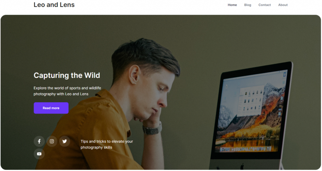 Thème Hostinger Blog exemple de site