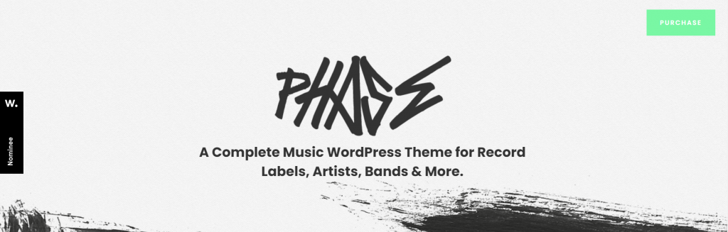 The demo page of Phase