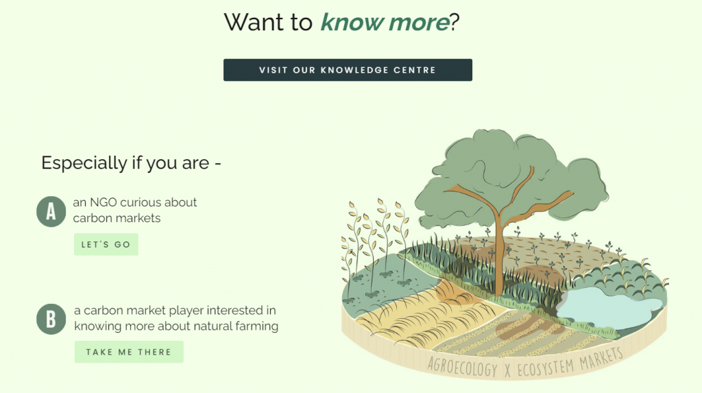 La section du centre de connaissances du C-GEM sur la page d'accueil