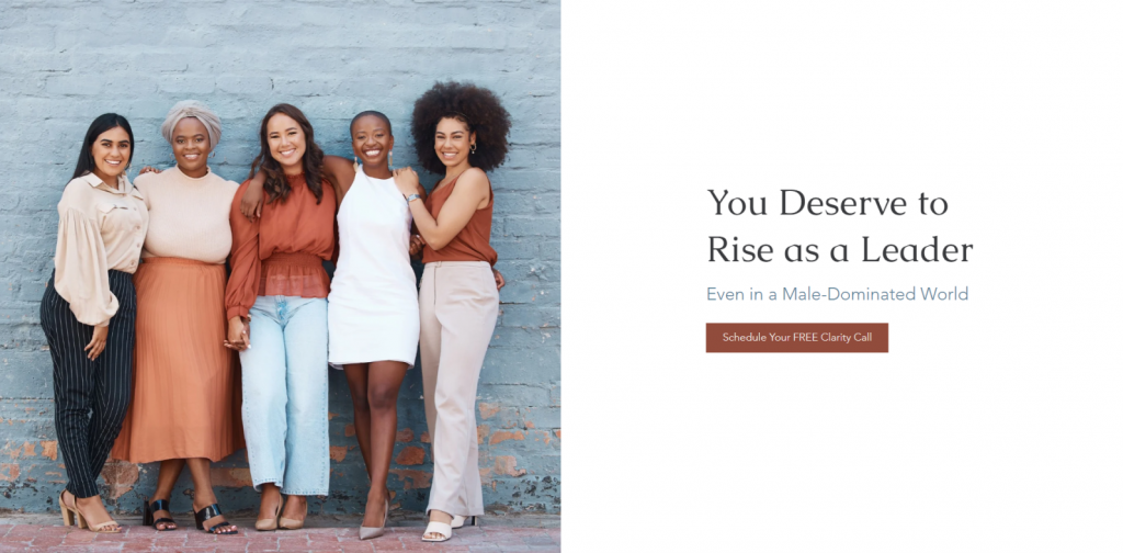 Coaching by Mel website homepage