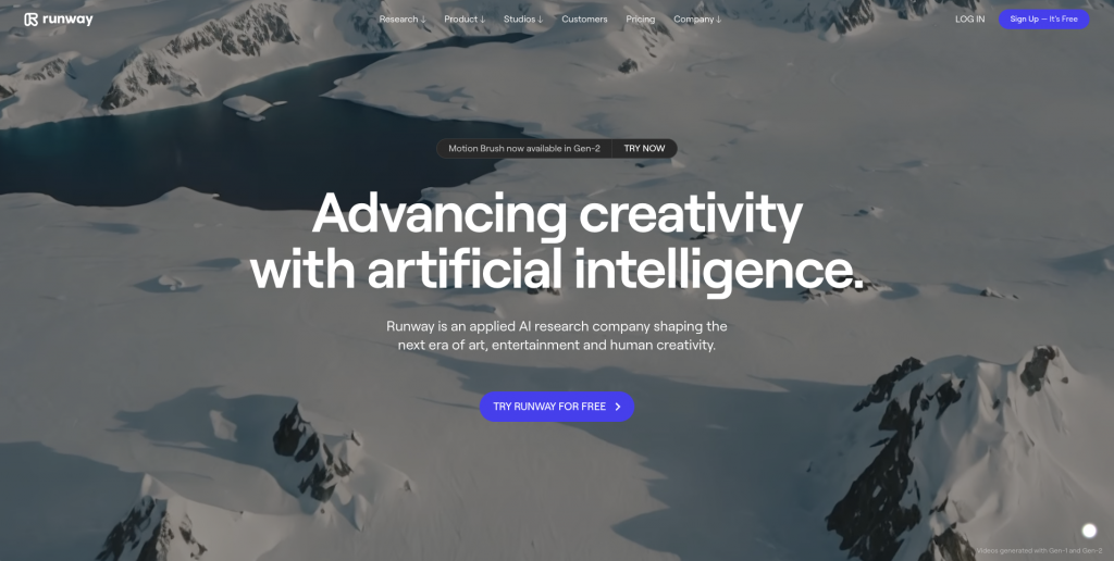 Runaway ML landing page