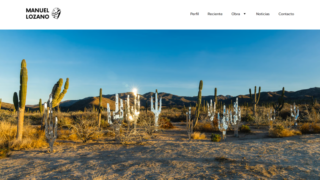 Página de inicio de Manuel Lozano