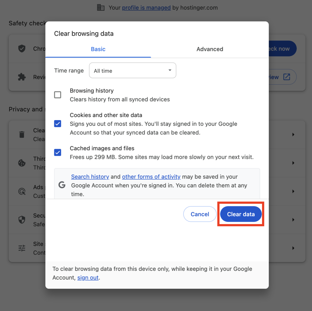 Gegevens verwijderen