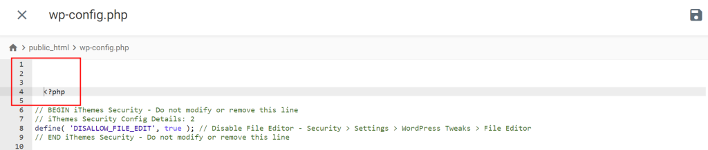 Editing a File via Hostinger's hPanel