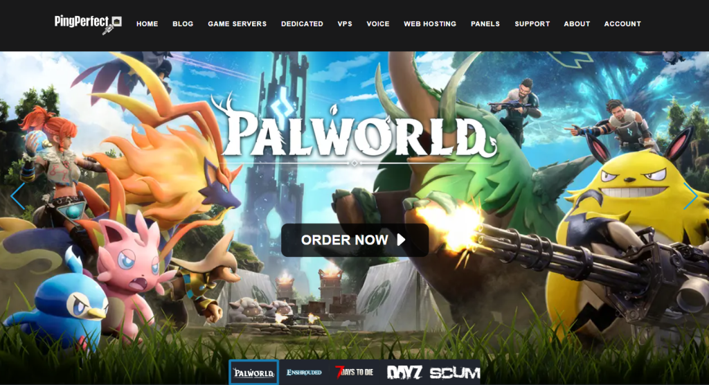 PingPerfect website landing page