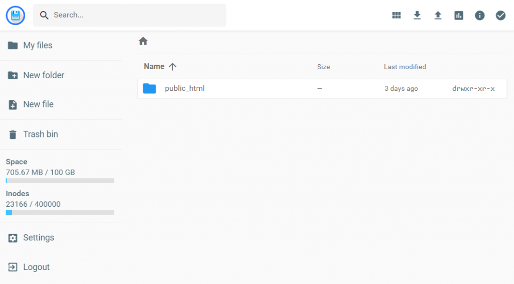 File Manager screenshot