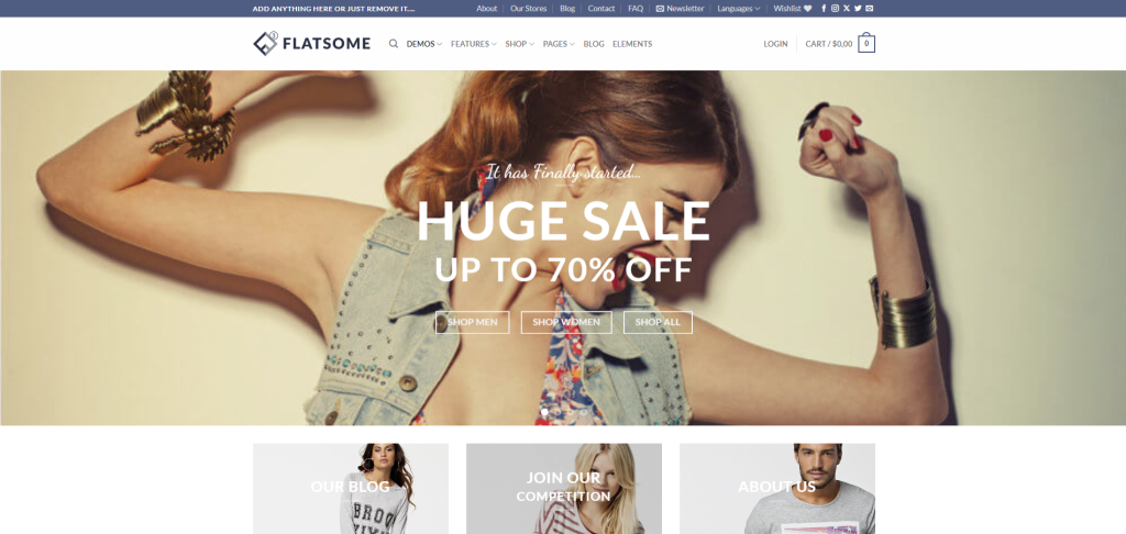 Flatsome demo page