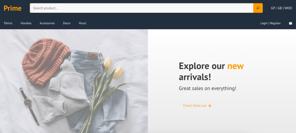 GeneratePress demo page
