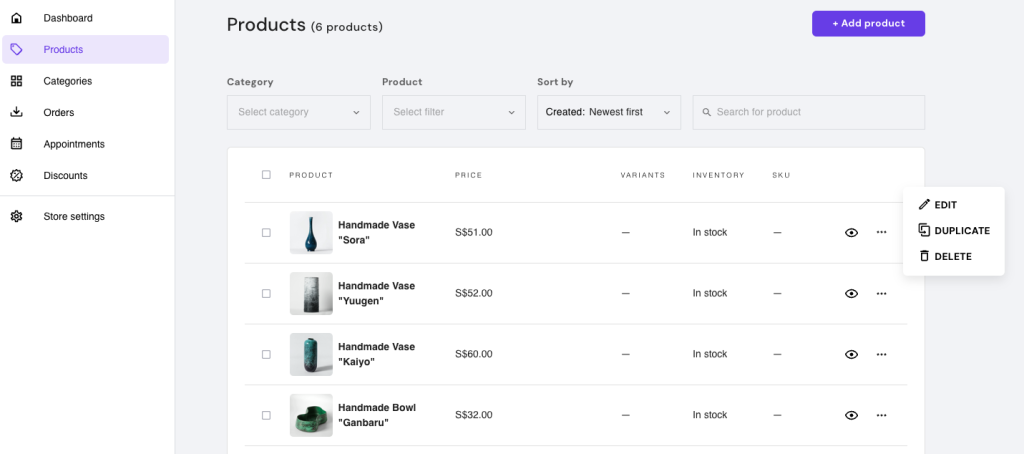 Hostinger Website Builder integration list