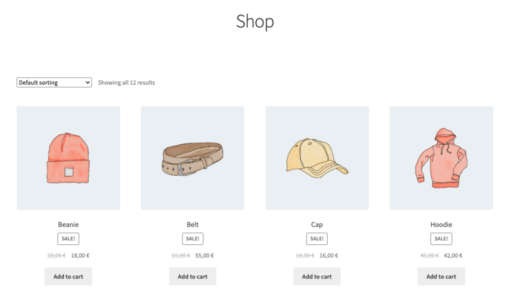 Storefront product display