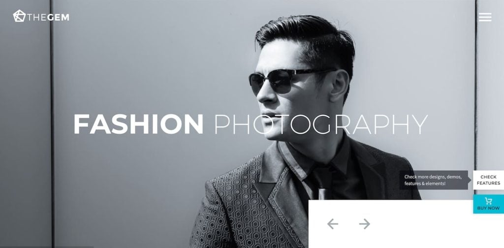 The Gem fashion photography theme
