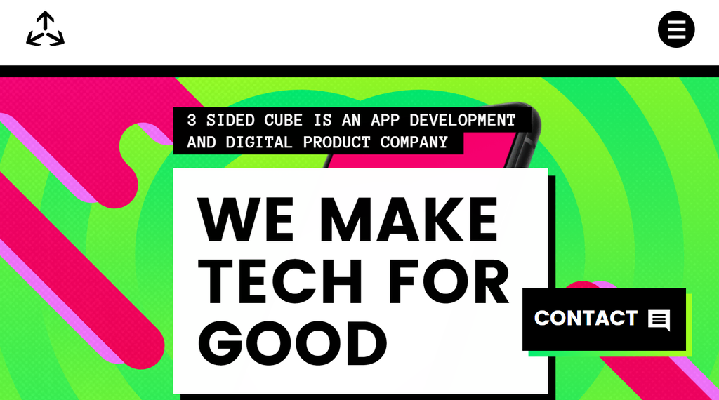 3 Sided Cube homepage
