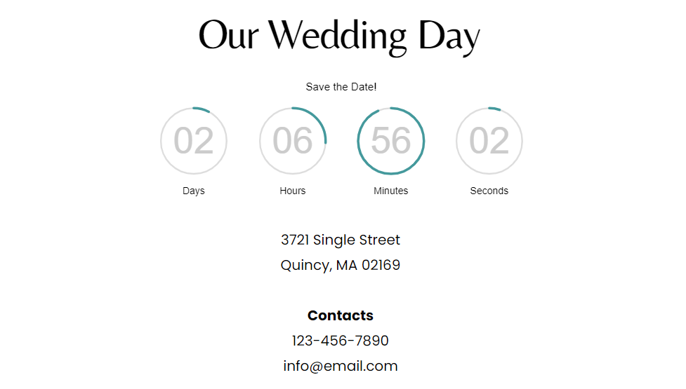 Anteprima del timer per il conto alla rovescia di LogWork