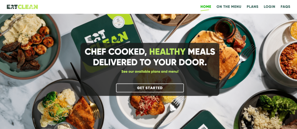 Eat Clean homepage