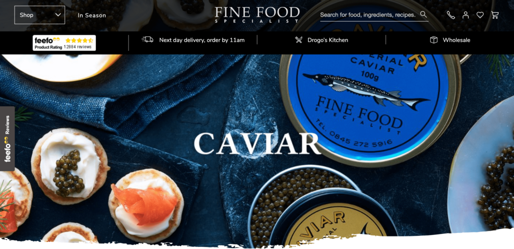 Fine Food Specialist homepage