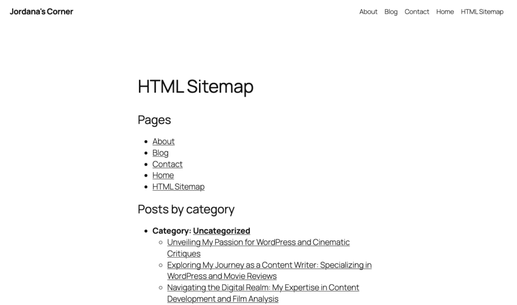 WordPress page editor, highlighting the shortcode block