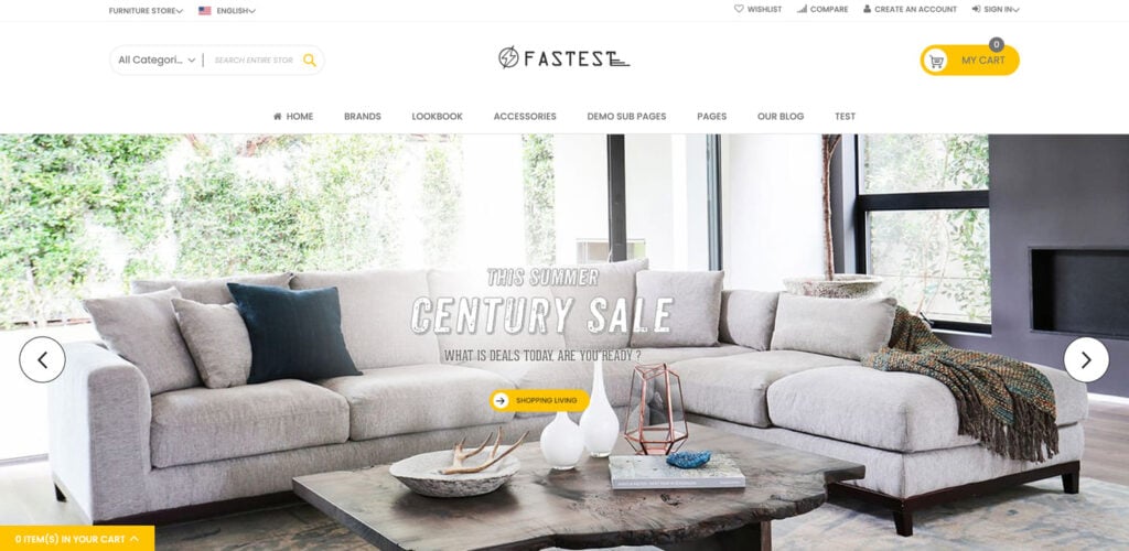 fastest magento 2 theme