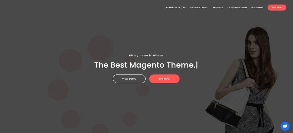 milano magento theme