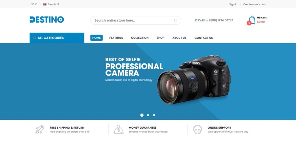 destino magento theme