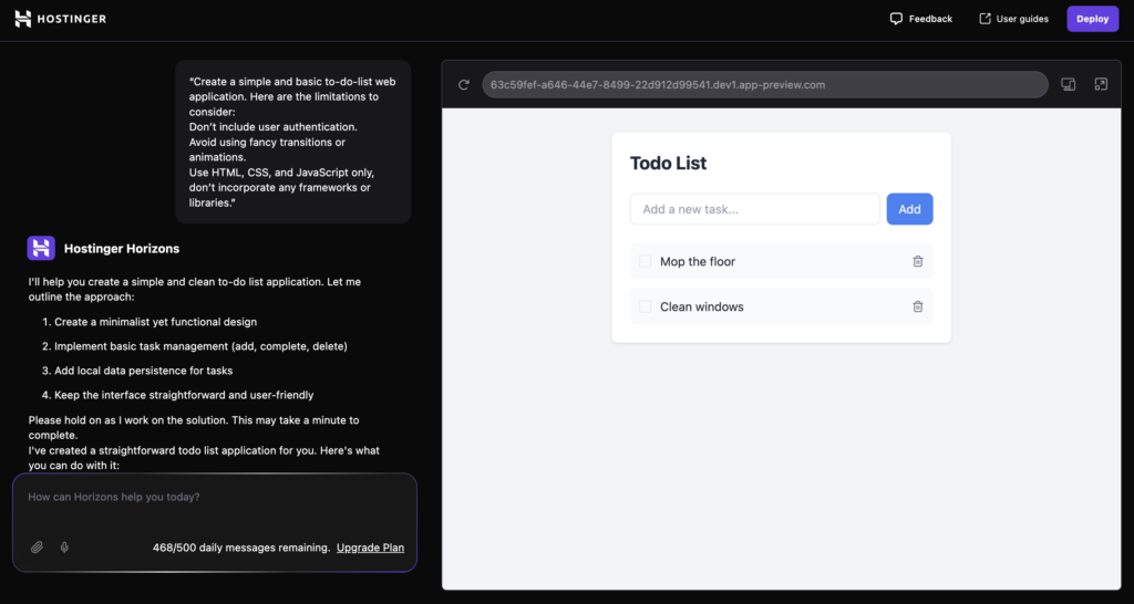 A prompt to demonstrate how to incorporate constraint and preferences